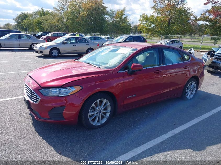 2019 FORD FUSION HYBRID SE - 3FA6P0LU1KR192512