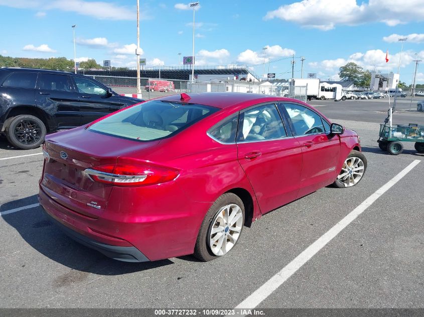 2019 FORD FUSION HYBRID SE - 3FA6P0LU1KR192512