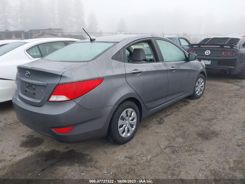 2017 HYUNDAI ACCENT SE - KMHCT4AEXHU239755