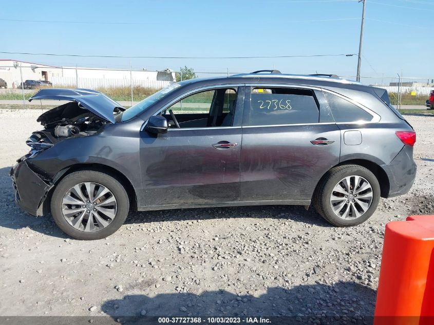 2016 ACURA MDX W/TECH/W/TECH - 5FRYD4H43GB007668