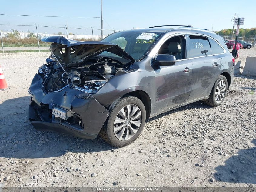 2016 ACURA MDX W/TECH/W/TECH - 5FRYD4H43GB007668