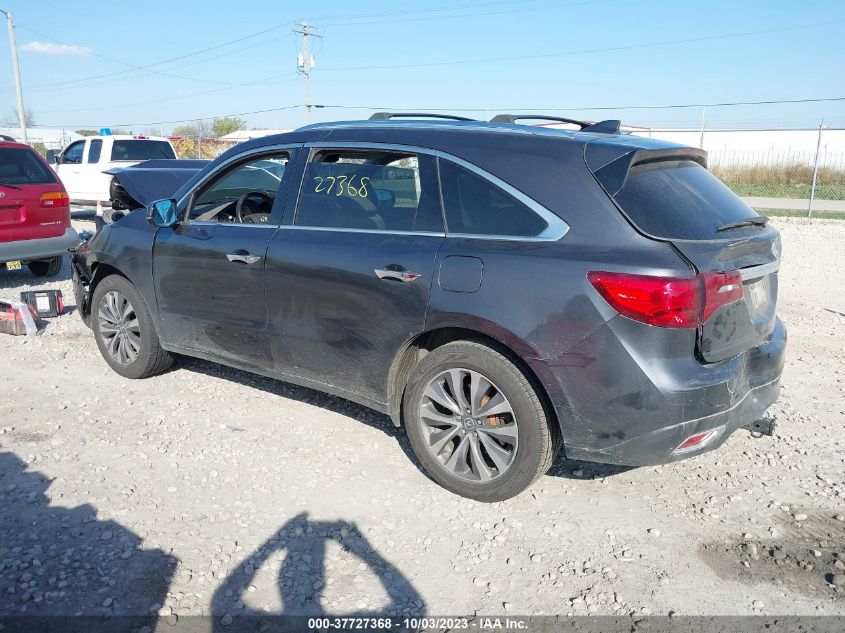 2016 ACURA MDX W/TECH/W/TECH - 5FRYD4H43GB007668