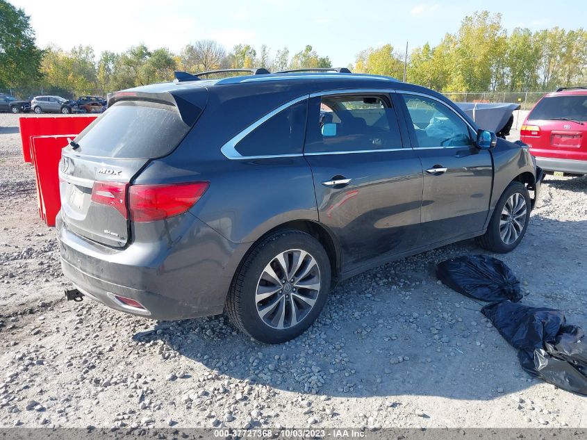 2016 ACURA MDX W/TECH/W/TECH - 5FRYD4H43GB007668