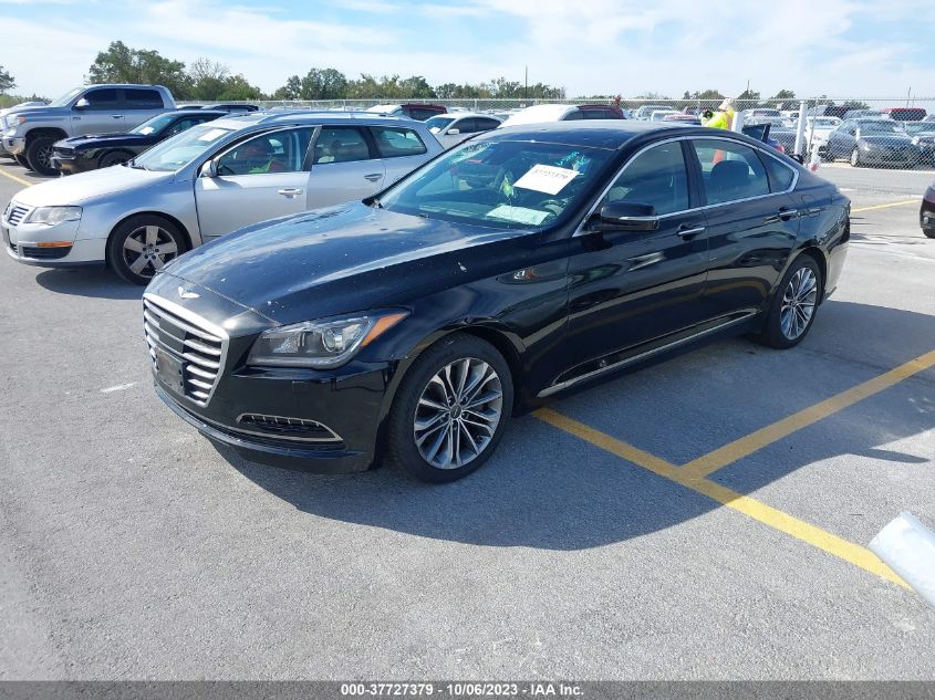 2017 GENESIS G80 3.8 KMHGN4JEXHU201289