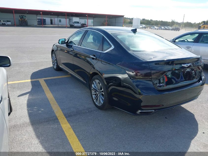2017 GENESIS G80 3.8 KMHGN4JEXHU201289