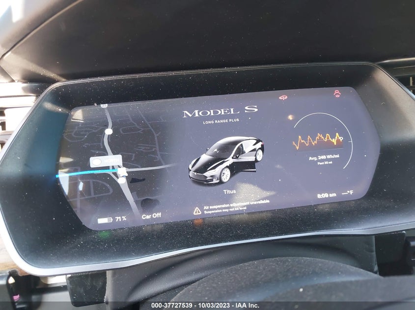 VIN 5YJSA1E22LF357580 2020 TESLA MODEL S
