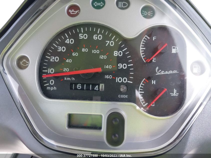 2012 VESPA GTS 300 SUPER ZAPM459L0C5702597
