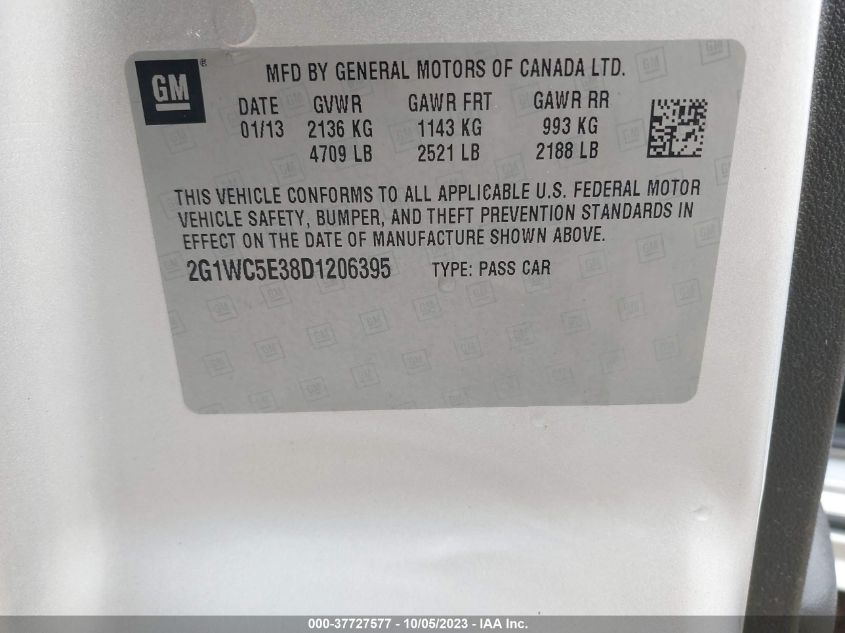 2013 CHEVROLET IMPALA LTZ - 2G1WC5E38D1206395