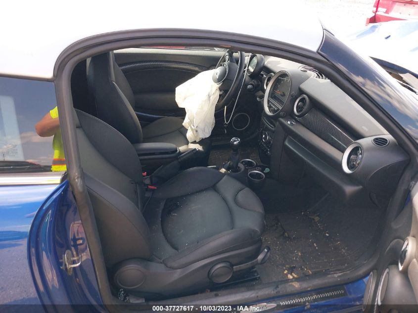 2015 MINI COOPER COUPE S WMWSX3C56FT409511