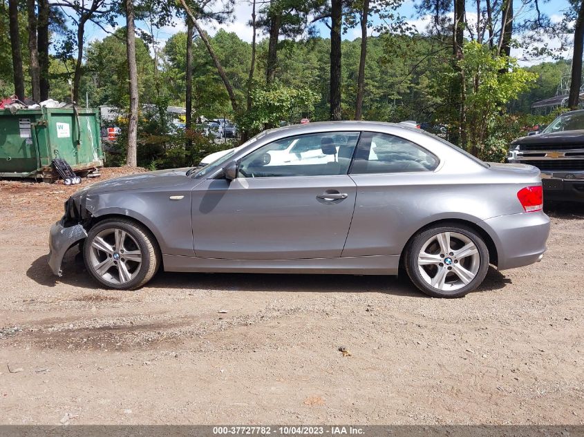 2013 BMW 1 SERIES 128I - WBAUP7C50DVP24676