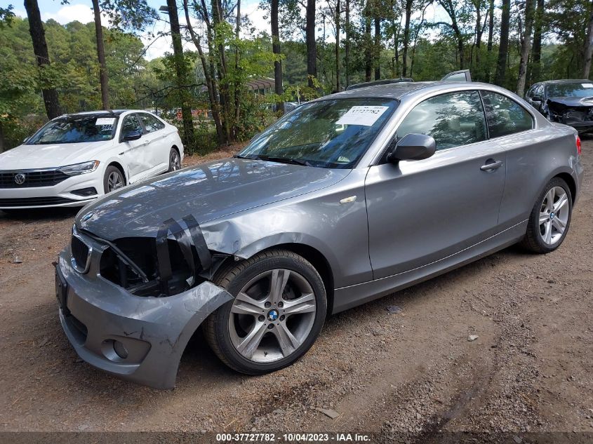 2013 BMW 1 SERIES 128I - WBAUP7C50DVP24676