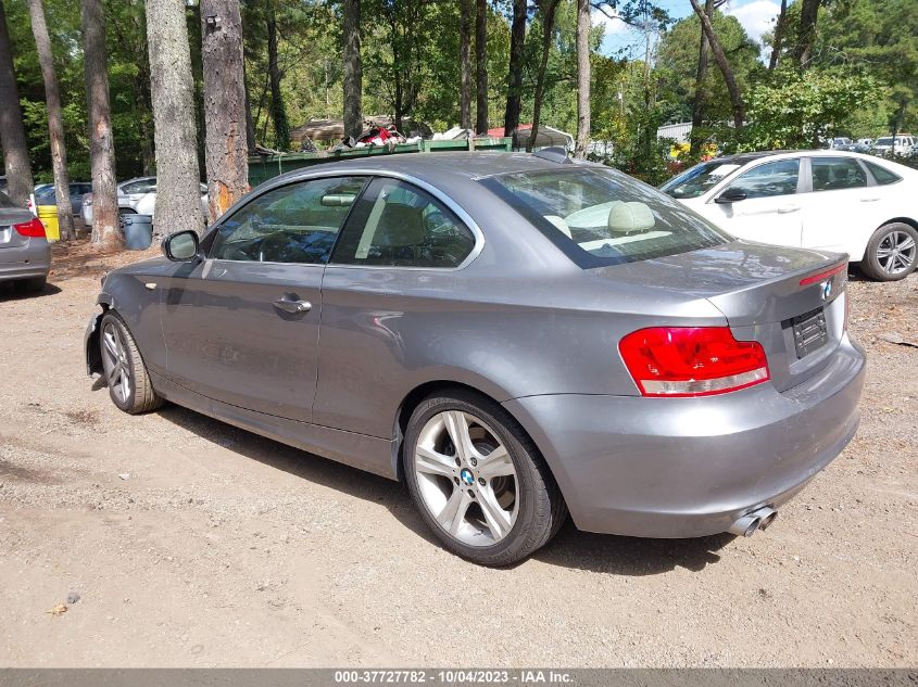 2013 BMW 1 SERIES 128I - WBAUP7C50DVP24676