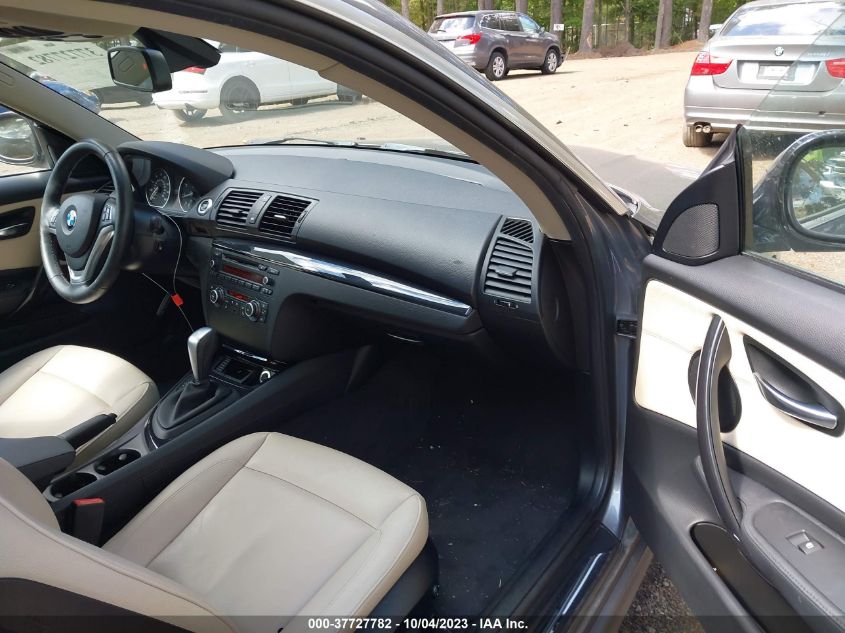 2013 BMW 1 SERIES 128I - WBAUP7C50DVP24676