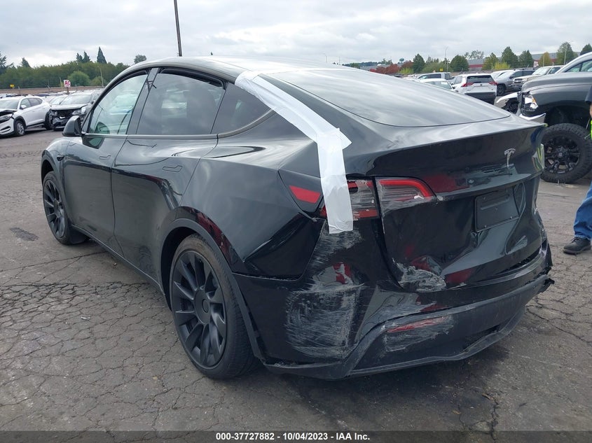 VIN 7SAYGDEE6PF809222 2023 TESLA MODEL Y