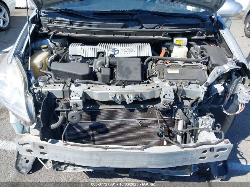 2013 TOYOTA PRIUS ONE/TWO/THREE/FOUR/FIVE - JTDKN3DU1D5592316