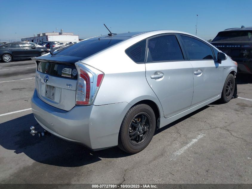 2013 TOYOTA PRIUS ONE/TWO/THREE/FOUR/FIVE - JTDKN3DU1D5592316