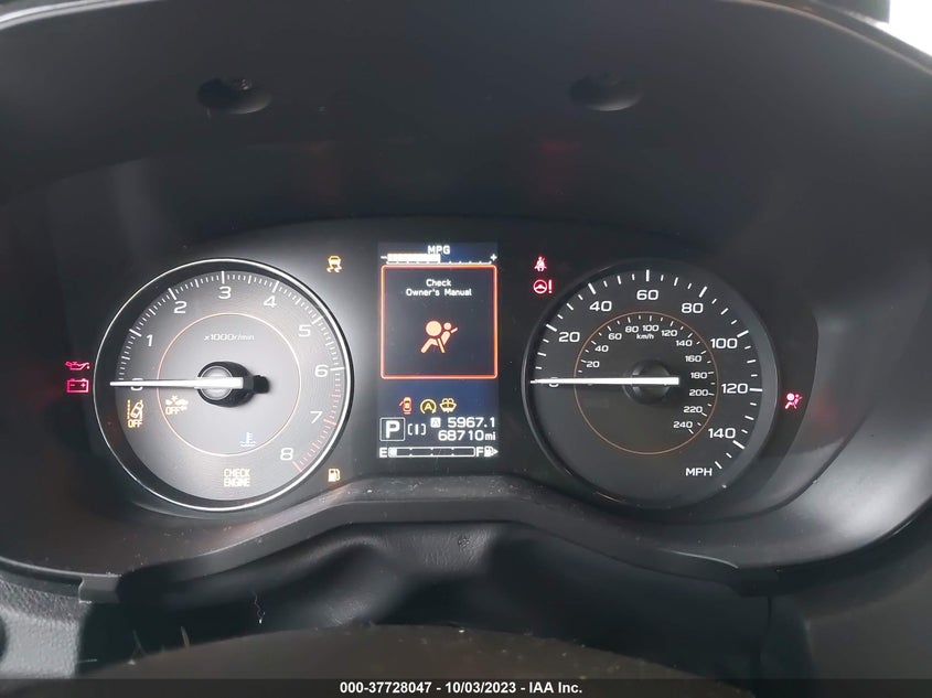 VIN JF2GTABC8L8206323 2020 SUBARU CROSSTREK
