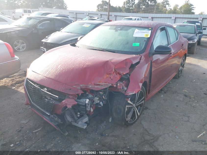 2022 NISSAN SENTRA SR - 3N1AB8DV2NY295508