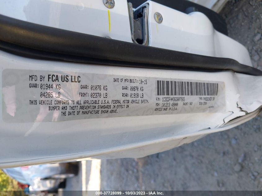 2016 DODGE DART SE - 1C3CDFAA3GD607965