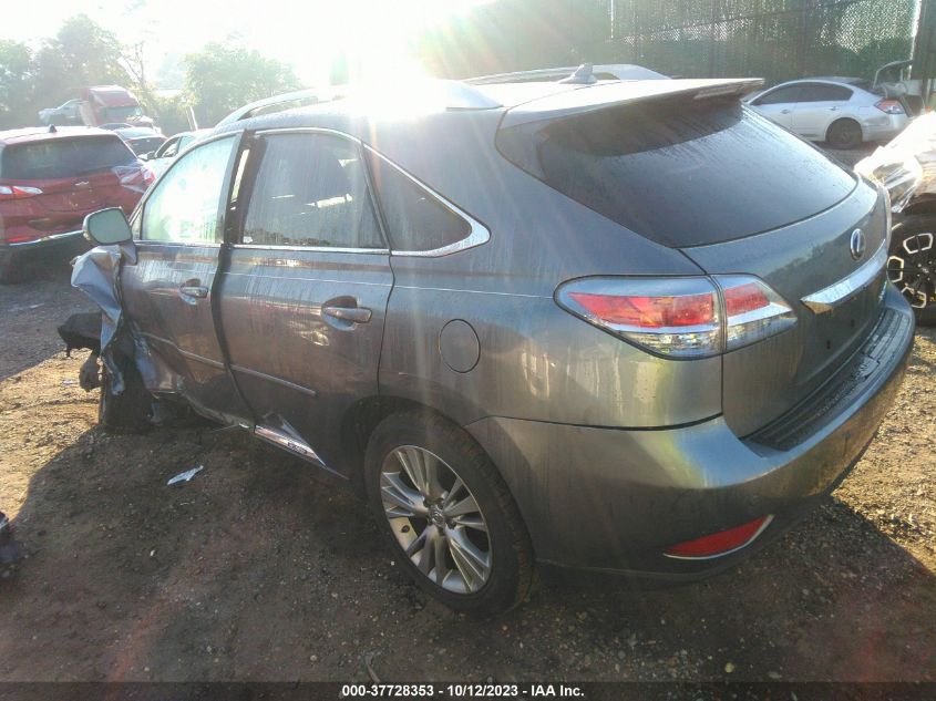2013 LEXUS RX 450H JTJBC1BA2D2050725