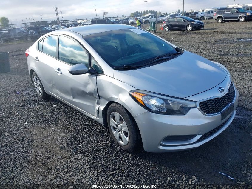 2015 KIA FORTE LX - KNAFX4A69F5386765