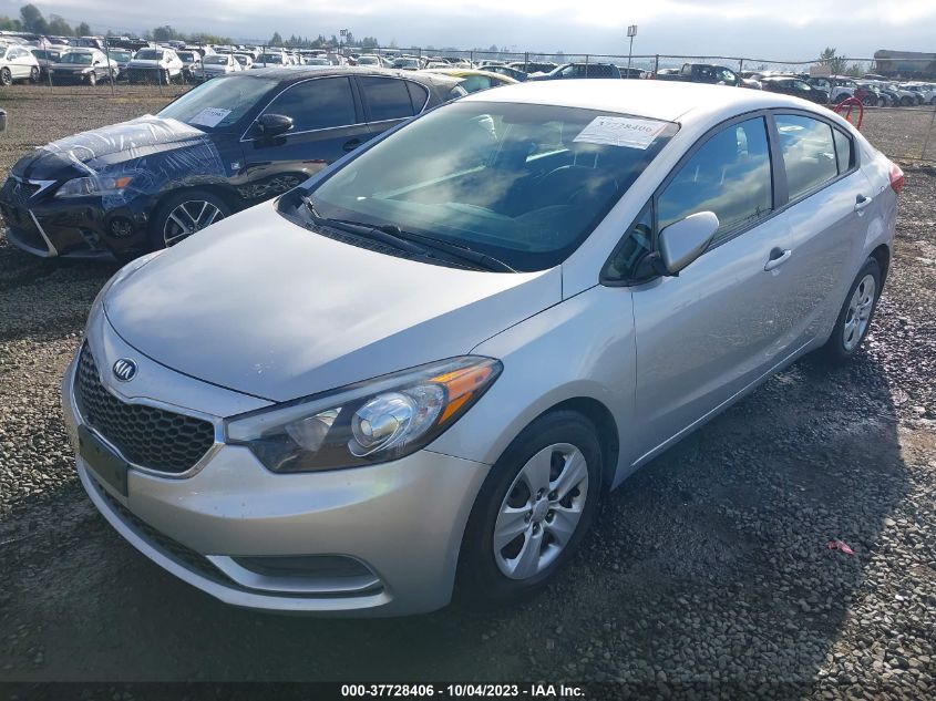 2015 KIA FORTE LX - KNAFX4A69F5386765