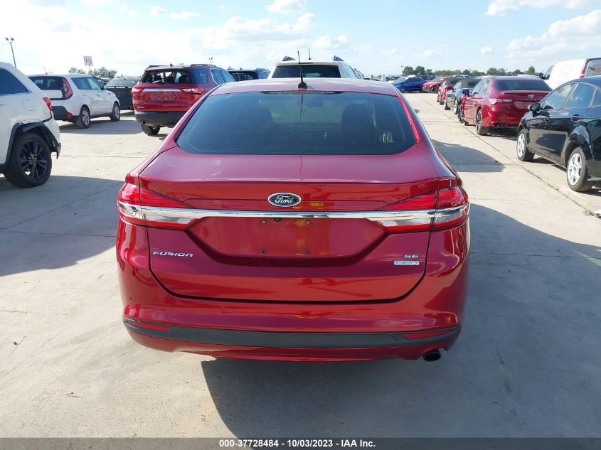 2017 FORD FUSION SE - 3FA6P0HDXHR257603