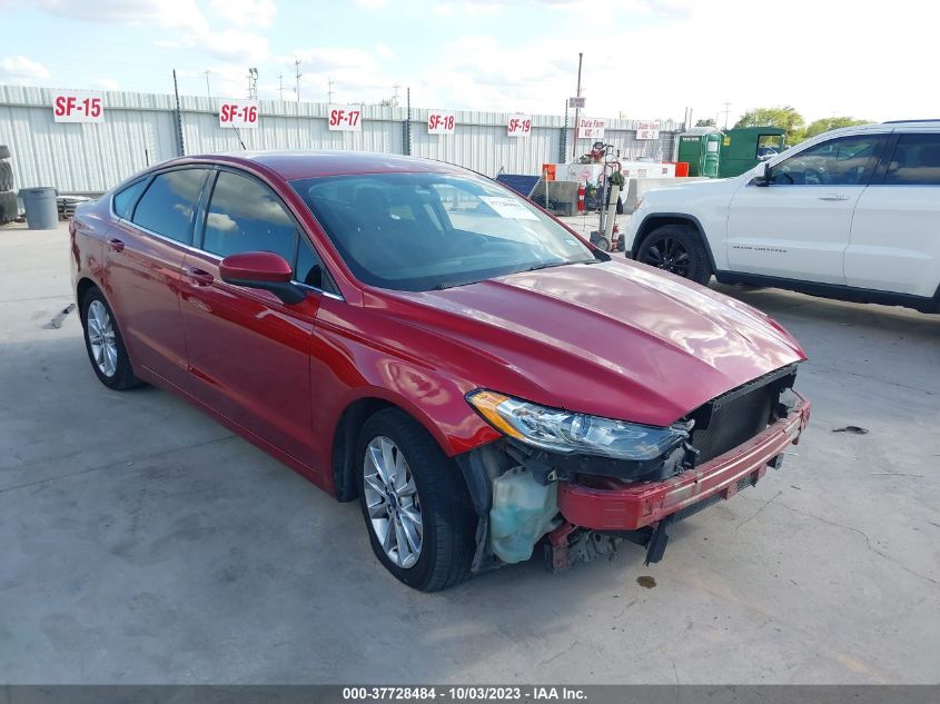 2017 FORD FUSION SE - 3FA6P0HDXHR257603