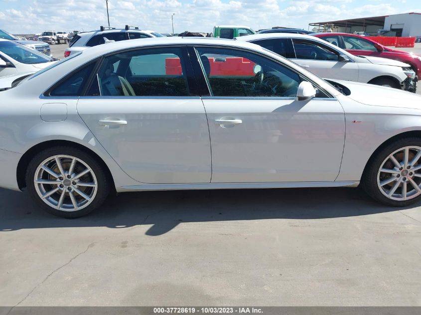 2014 AUDI A4 PREMIUM PLUS - WAUFFAFLXEN018688