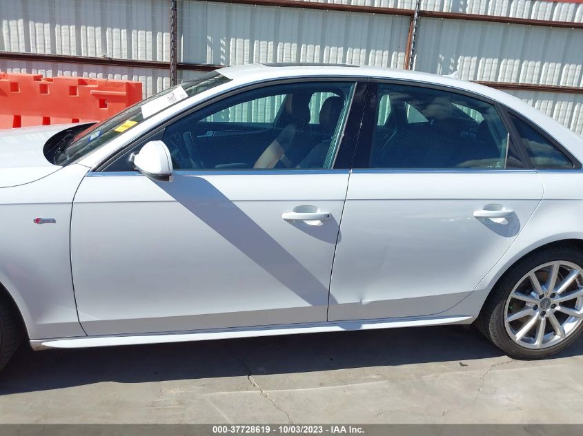 2014 AUDI A4 PREMIUM PLUS - WAUFFAFLXEN018688