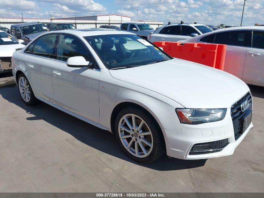 2014 AUDI A4 PREMIUM PLUS - WAUFFAFLXEN018688