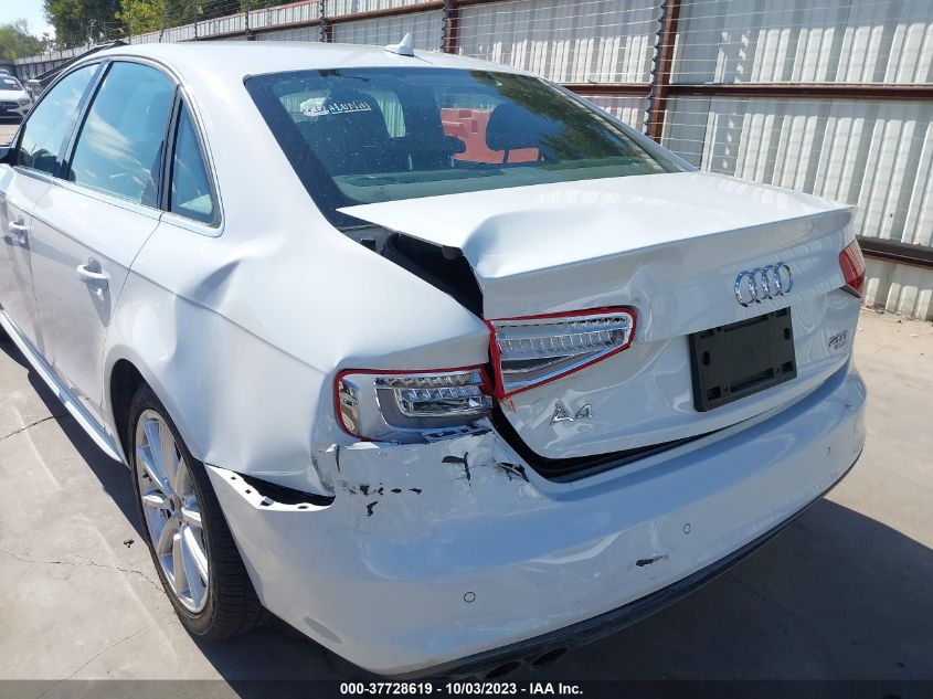 2014 AUDI A4 PREMIUM PLUS - WAUFFAFLXEN018688