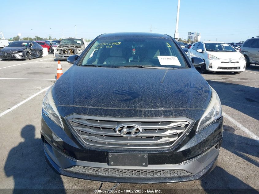 2016 HYUNDAI SONATA 2.4L SPORT - 5NPE34AF5GH367481