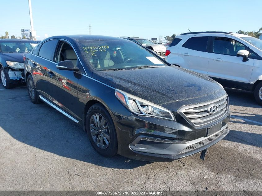 2016 HYUNDAI SONATA 2.4L SPORT - 5NPE34AF5GH367481