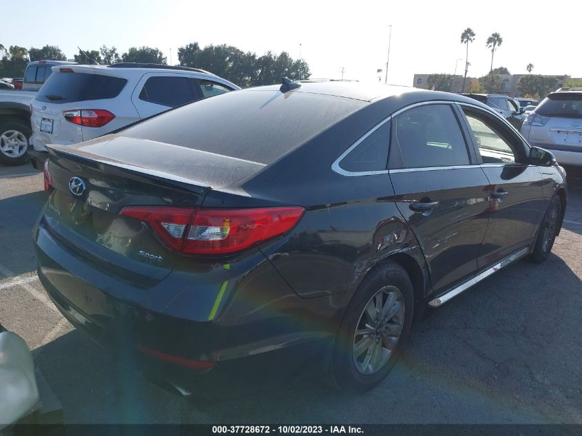 2016 HYUNDAI SONATA 2.4L SPORT - 5NPE34AF5GH367481