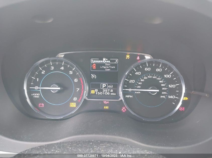 VIN JF2SJAJCXHH445364 2017 SUBARU FORESTER LIMITED