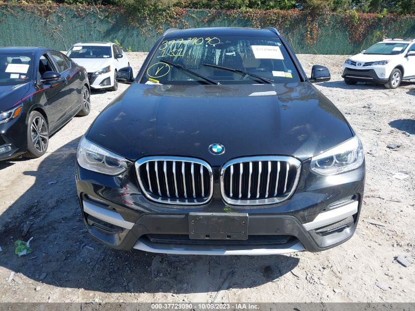 5UXTY5C01M9F31645 2021 BMW X3, photo no. 12