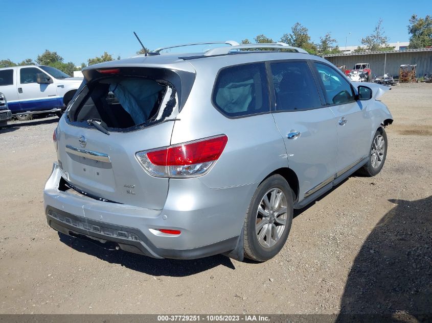 2013 NISSAN PATHFINDER SL - 5N1AR2MM8DC680880