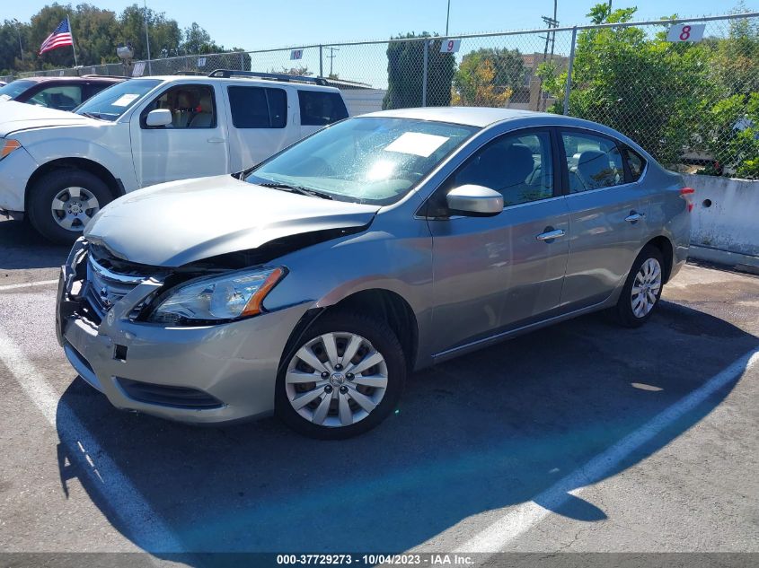 2014 NISSAN SENTRA S - 3N1AB7AP7EY263427