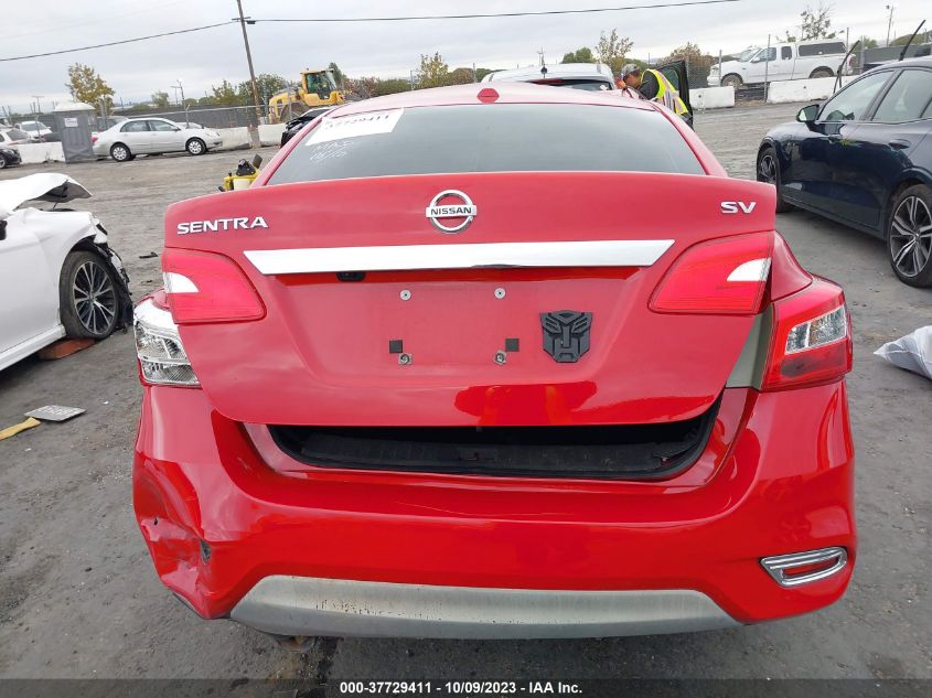 VIN 3N1AB7AP4JL617766 2018 NISSAN SENTRA SV