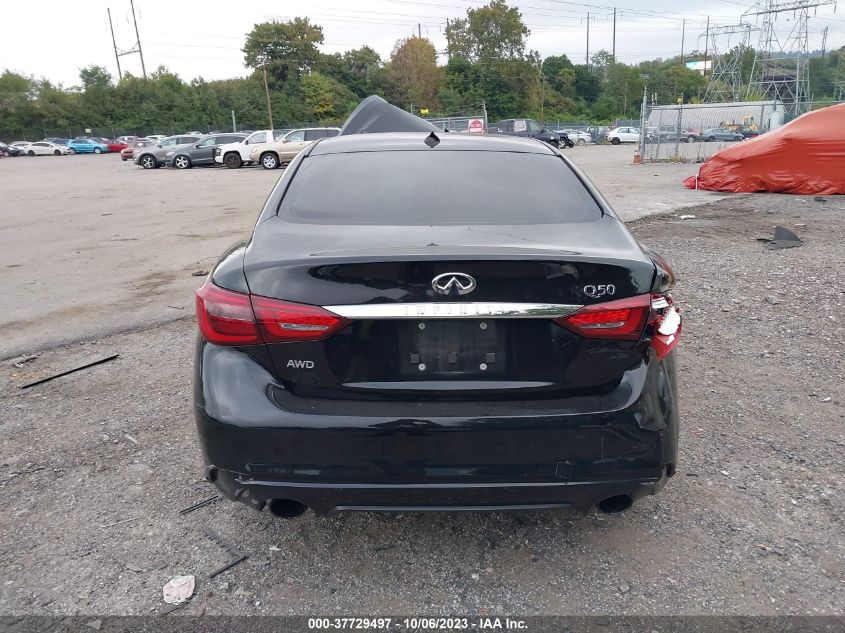 2018 INFINITI Q50 3.0T LUXE - JN1EV7AR4JM432147