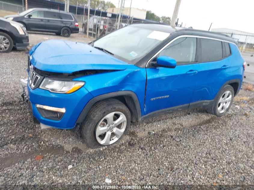VIN 3C4NJDBB3JT320457 2018 JEEP COMPASS LATITUDE