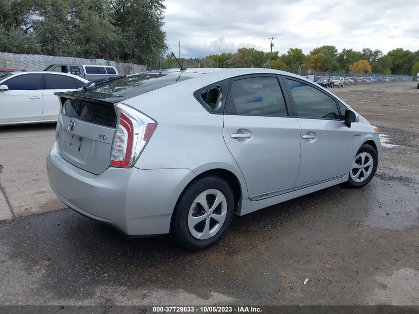 2015 TOYOTA PRIUS FOUR - JTDKN3DU5F0438546