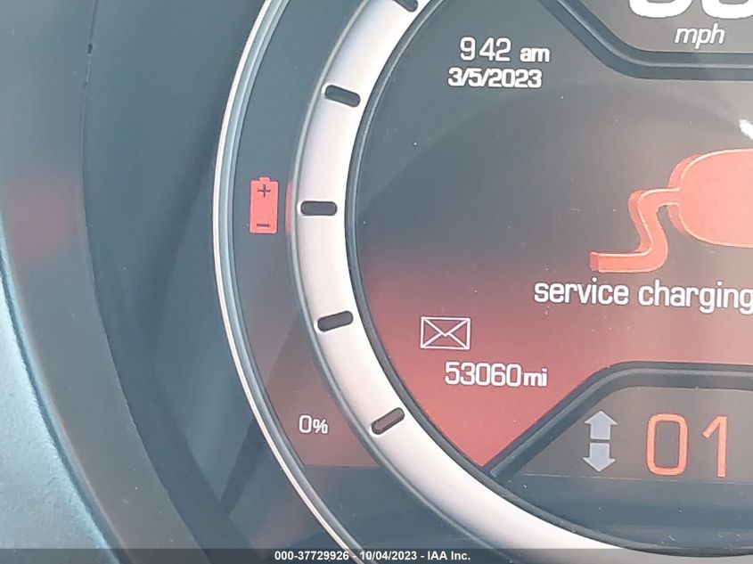 2013 FIAT 500E BATTERY ELECTRIC - 3C3CFFGE8DT745981