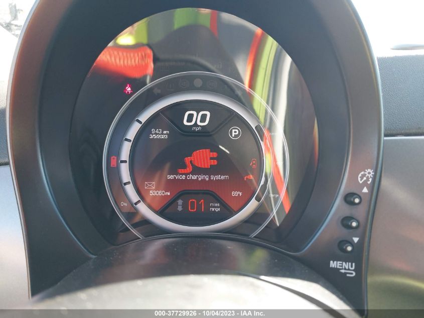 2013 FIAT 500E BATTERY ELECTRIC - 3C3CFFGE8DT745981