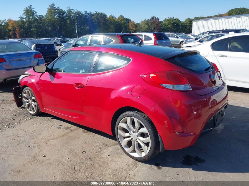 2013 HYUNDAI VELOSTER W/GRAY INT - KMHTC6AD7DU140663