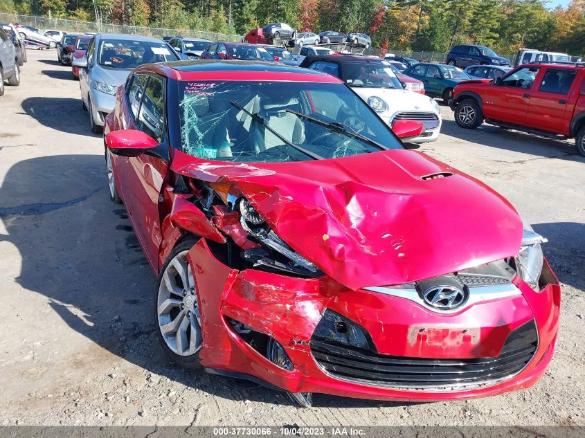 2013 HYUNDAI VELOSTER W/GRAY INT - KMHTC6AD7DU140663