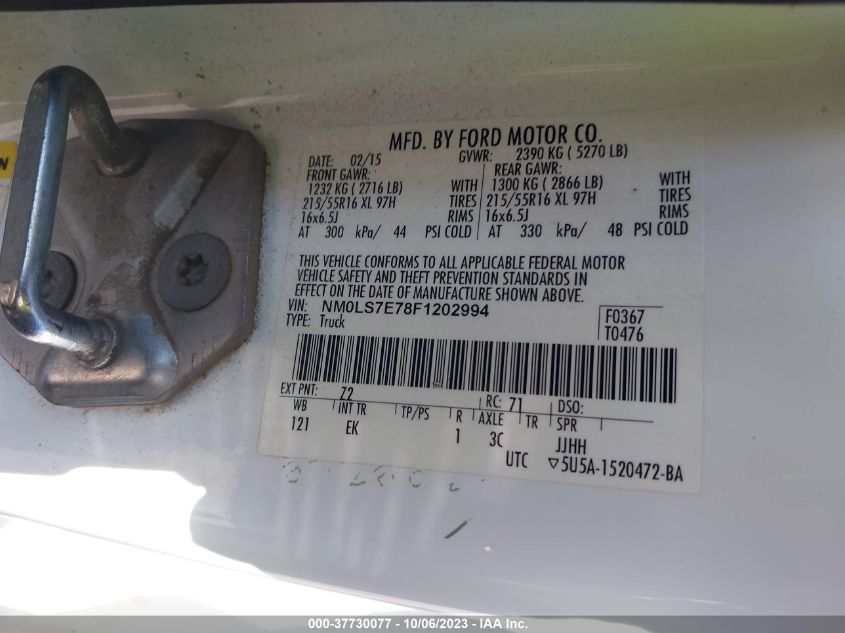 2015 FORD TRANSIT CONNECT XL - NM0LS7E78F1202994