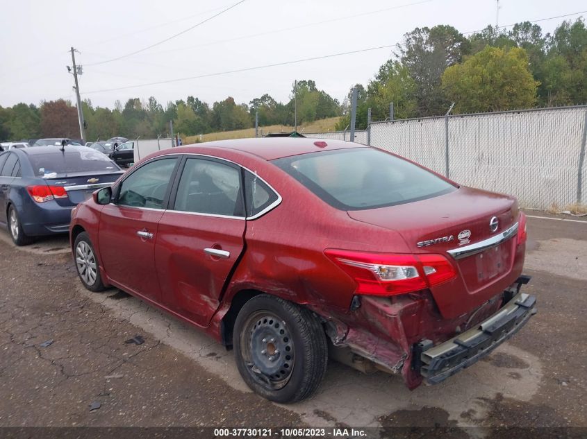 2017 NISSAN SENTRA S/SV/SR/SL - 3N1AB7AP6HY238961