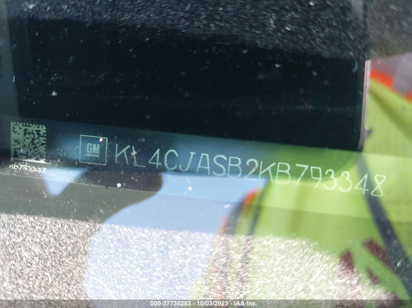 VIN KL4CJASB2KB793348 2019 BUICK ENCORE PREFERRED